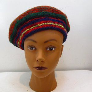 French Beanie Wool/yarn(130aht) handmade preowned clean